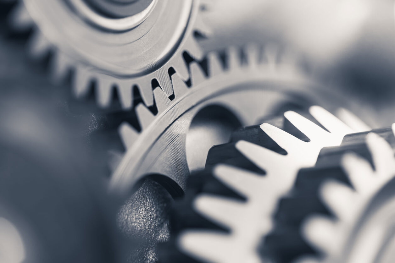 Gears fit together