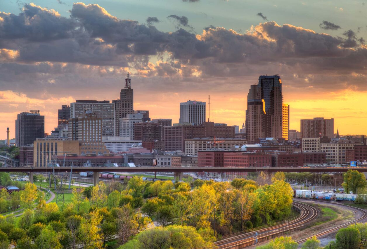 Saint Paul, Minnesota city landscape